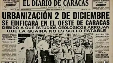 El dato que circula sobre el riesgo en La Guaira: ¿existió la advertencia del Diario de Caracas en 1957? El dato que circula sobre el riesgo en La Guaira: ¿existió la advertencia del Diario de Caracas en 1957?