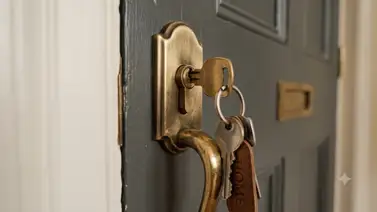 Peligro en el hogar durante la noche: la advertencia de los bomberos sobre las llaves en la puerta Peligro en el hogar durante la noche: la advertencia de los bomberos sobre las llaves en la puerta