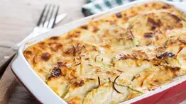 Lo mejor de dos mundos: pasticho de calabacín 