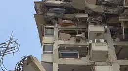 En video: captan a un mono en un edificio colapsado de La Guaira