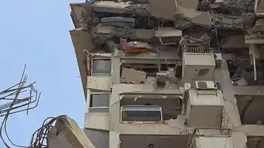En video: captan a un mono en un edificio colapsado de La Guaira En video: captan a un mono en un edificio colapsado de La Guaira