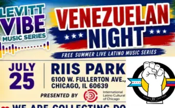 Donaciones para Venezuela en Chicago 25 julio