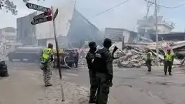 Explosión controlada de la torre OPP36 en Playa Grande este 30 de julio: así va el operativo