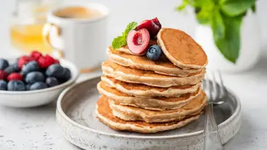 Panquecas de avena para comenzar bien el día Panquecas de avena para comenzar bien el día