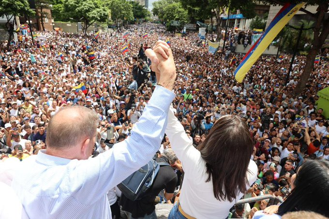 María Corina Machado sobre protestas: Deben ser pacíficas, no caigan en provocaciones María Corina Machado sobre protestas: Deben ser pacíficas, no caigan en provocaciones