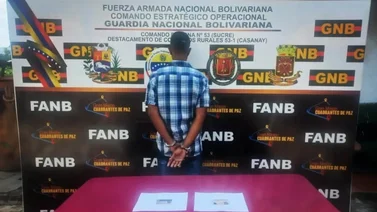 Detenido presunto desertor que intentó ingresar a una base de la GNB