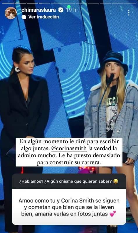 Laura Chimaras elogia a Corina Smith: Esto dijo Laura Chimaras elogia a Corina Smith: Esto dijo