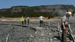Explosión hidrotermal causó pánico en el parque Yellowstone (+Video)