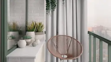 Decoración armoniosa para balcones pequeños Decoración armoniosa para balcones pequeños