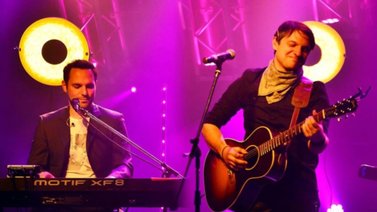 Dúo zuliano ‘SanLuis’ se presenta en el Loandepot Park (+Fotos)