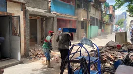 Dos personas heridas por explosión de bombona de gas en Caracas