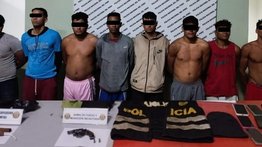 Aprehendidos ocho venezolanos con armas de fuego y explosivos
