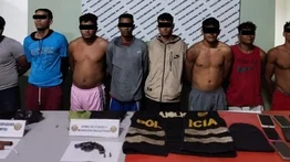 Aprehendidos ocho venezolanos con armas de fuego y explosivos