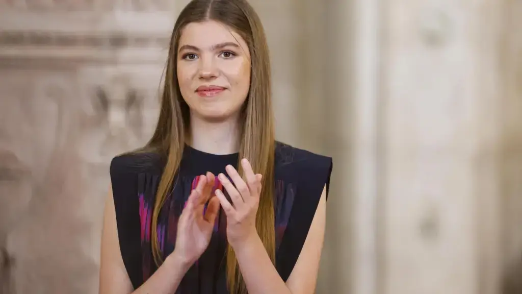 Así fue el outfit que lució la Infanta Sofía durante la final de la Eurocopa 2024