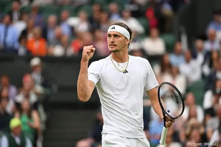 Polémica en Wimbledon entre Alexander Zverev con la novia de Taylor Fritz