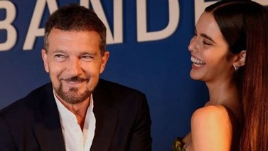 Amanda Dudamel se unió a Antonio Banderas