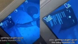 Mujer descubre la infidelidad de su esposo por el monitor del bebé