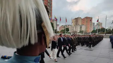 Autoridades venezolanas realizan actos conmemorativos del 5 de julio Autoridades venezolanas realizan actos conmemorativos del 5 de julio