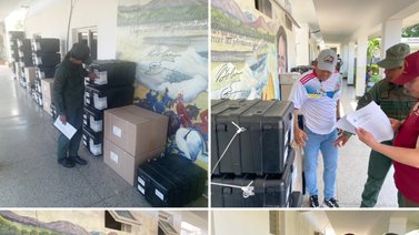 Inicia el despliegue de material electoral para simulacro de este #30Jun