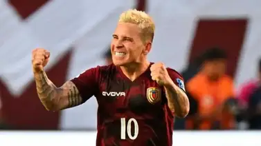 Yeferson Soteldo celebra la victoria de la Vinotinto al ritmo de Canserbero Yeferson Soteldo celebra la victoria de la Vinotinto al ritmo de Canserbero