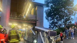 Confirman un fallecido tras caída de cabina del Metrocable de Medellín (+Video)