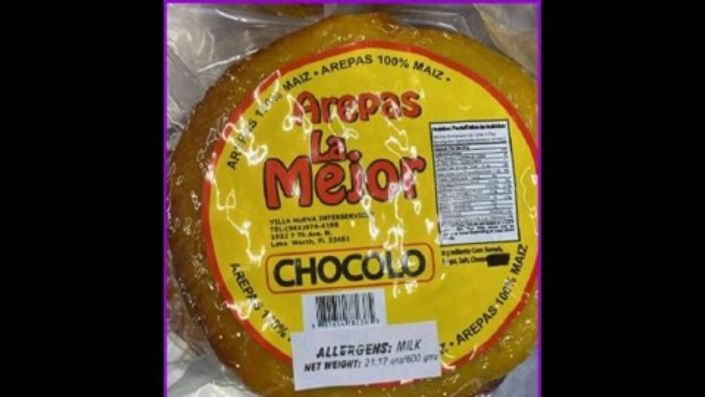 EEUU | Ordenan recoger empaques de arepa en Florida por esta razón EEUU | Ordenan recoger empaques de arepa en Florida por esta razón