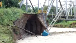 Puente que conecta a Barinas y Táchira trabaja con restricciones este #17Jun