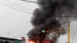 Reportan incendio de gran magnitud en el centro de Valera (+Fotos)