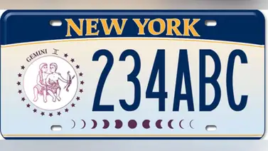 En Nueva York ya puedes personalizar las placas del vehículo con tu signo zodiacal En Nueva York ya puedes personalizar las placas del vehículo con tu signo zodiacal