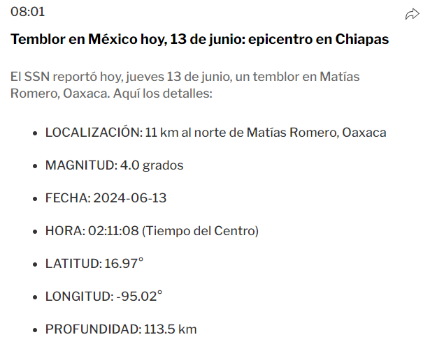 México| Reportan temblor este #13Jun México| Reportan temblor este #13Jun
