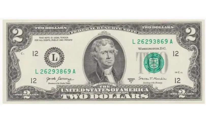 EEUU | ¿Cómo reconocer el billete de $2 que vale una pequeña fortuna?