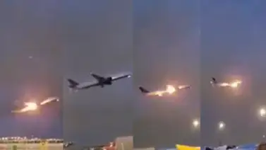 Canadá| Captan incendio de un Boeing 777 a pocos minutos del despegue (+Video) Canadá| Captan incendio de un Boeing 777 a pocos minutos del despegue (+Video)