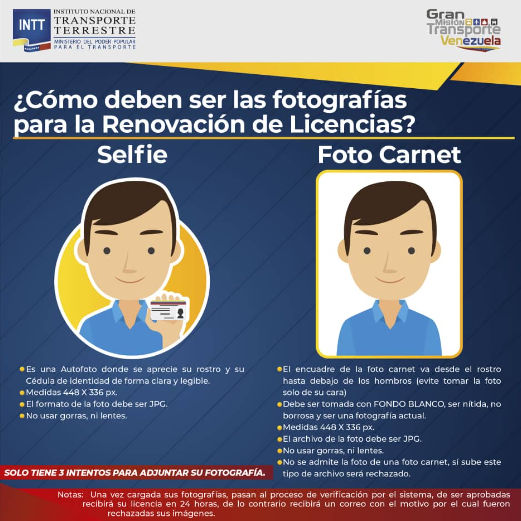 Estos son los tres tramites de autogestión que permite el INTT (+Requisitos) Estos son los tres tramites de autogestión que permite el INTT (+Requisitos)