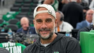 NBA Boston: Guardiola disfruta del primer juego de las Finales