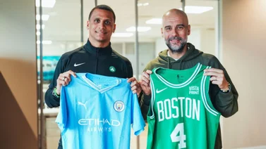 NBA Boston: Pep Guardiola visita a Joe Mazzulla antes de las Finales