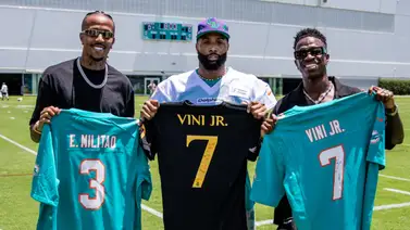 NFL: Vinicius y Militao comparten con los Dolphins NFL: Vinicius y Militao comparten con los Dolphins