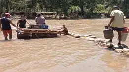 Incomunicado sector agrícola de Sucre por la caída de un puente