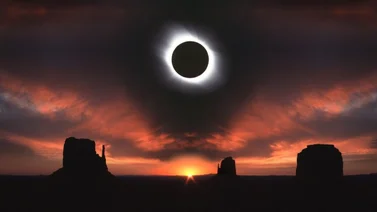 En imágenes: Así se vivió el eclipse solar este #8Abr