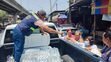 Ola de calor en México| Instalan punto de hidratación en esta localidad (+Detalles)