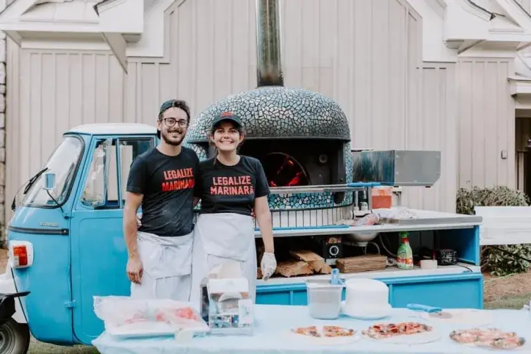 Esta es la pizzería rodante en Atlanta con sabor venezolano