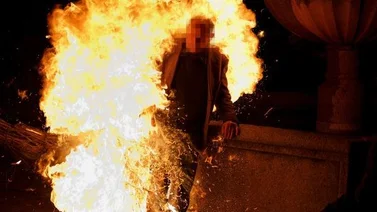 Houston | Hombre prendió fuego a su esposa y terminó atrapado entre las llamas