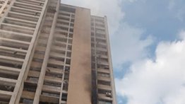 Reportan incendio de un apartamento en Caracas este #30Abr (+Video)