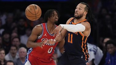NBA: Los Knicks viajan a Filadelfia con medio camino hecho