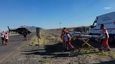 Rescatan a migrantes venezolanos deshidratados tras perderse en el desierto mexicano Rescatan a migrantes venezolanos deshidratados tras perderse en el desierto mexicano