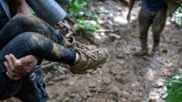 Niño venezolano rescatado en el Darién se reencontró con su madre