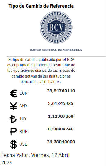 Dólar BCV Venezuela: Así se cotiza la moneda estadounidense este #12Abr Dólar BCV Venezuela: Así se cotiza la moneda estadounidense este #12Abr