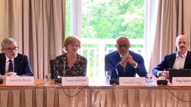 Integrantes de la mesa del diálogo en Venezuela llegaron a Noruega