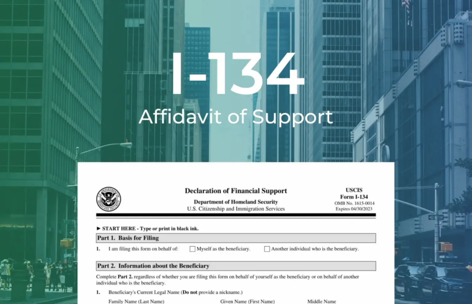 Parole Humanitario: ¿Qué es el formulario I-134A y quiénes pueden presentarlo?