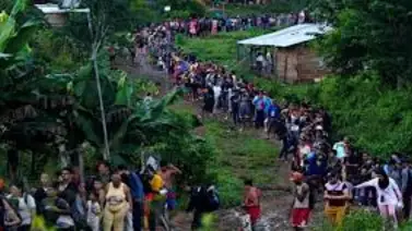 Inauguran puesto para niños migrantes en la frontera entre Costa Rica y Panamá Inauguran puesto para niños migrantes en la frontera entre Costa Rica y Panamá