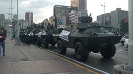 Caracas | Aclaran el motivo del despliegue de tanquetas durante la madrugada de este #18Mar